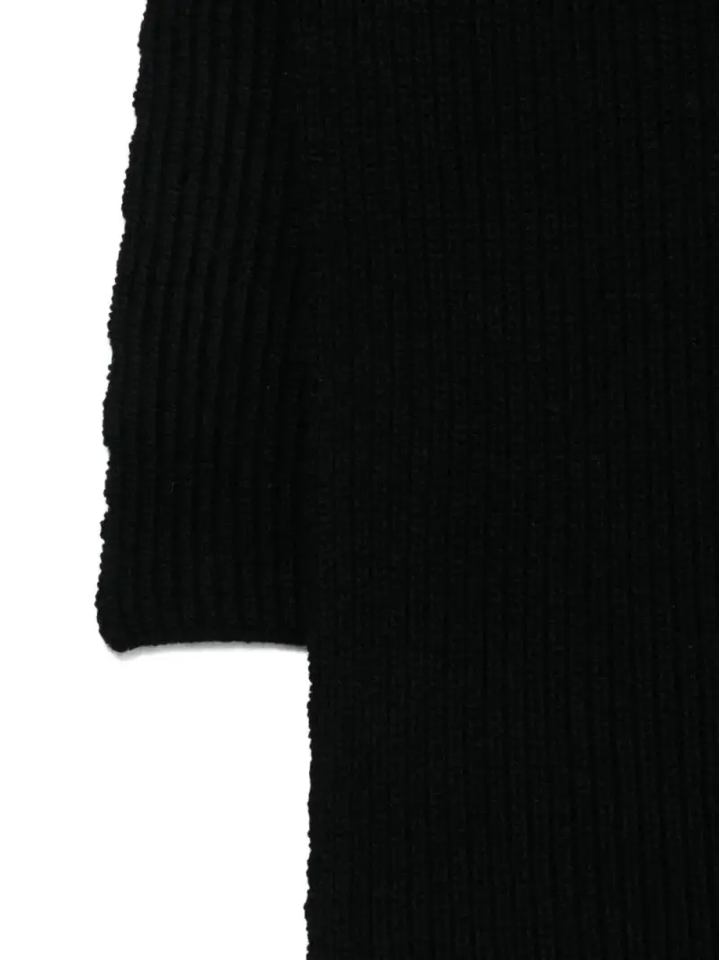 Anerkjendt Sciarpa Nera in Lana di Agnello miniatura 2