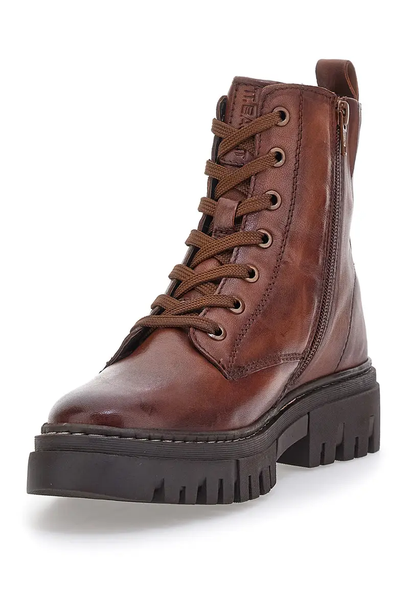 Anfibi cognac con cerniera BAGATT D31AOL304000 miniatura 3