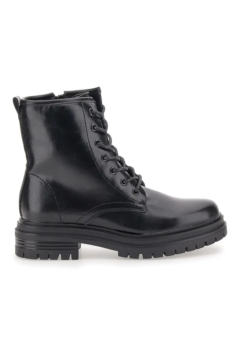 Anfibi Neri Con Cerniera e lacci CAFE' COST 2001310