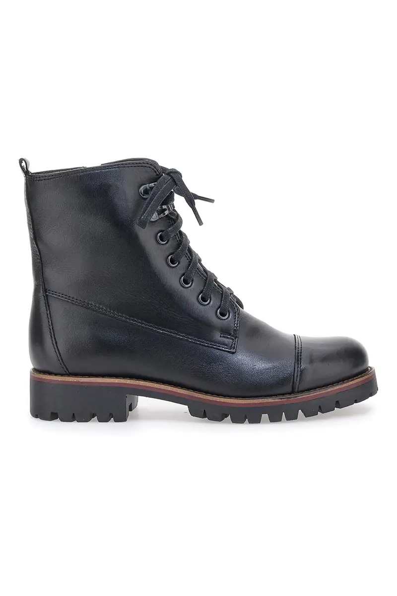 Anfibi neri con cerniera Plocadi 45926pt