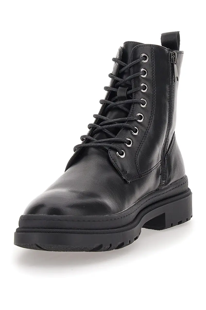 Anfibi Neri Con Chiusura Zip Laterale Johes Land 2308102 miniatura 3