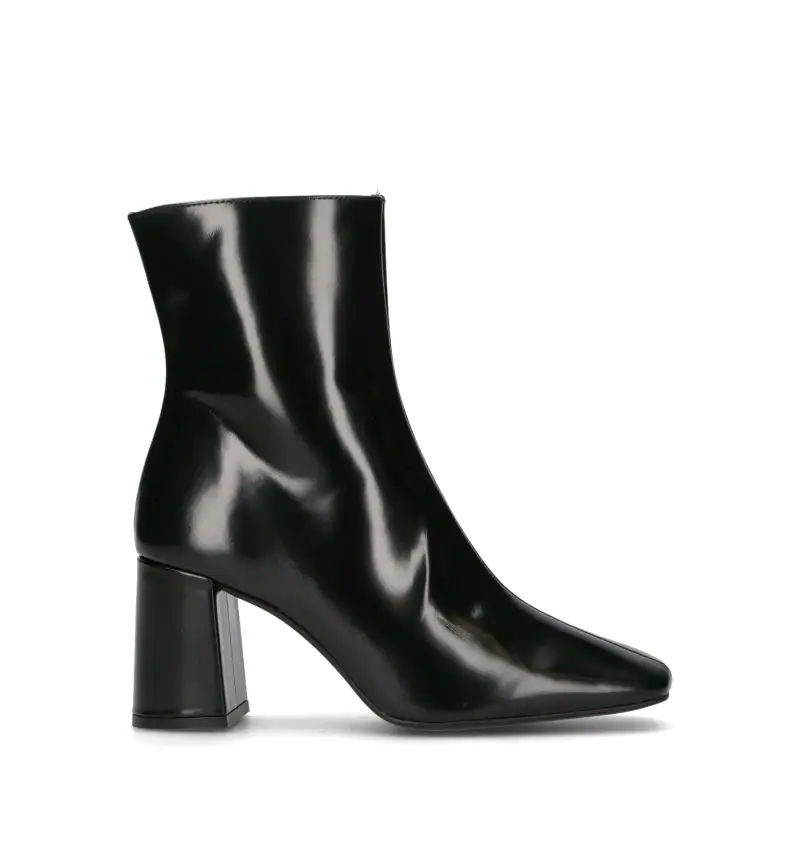 Tronchetto donna nero in pelle Vario