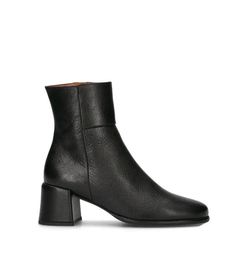 Tronchetto donna nero in pelle Vario