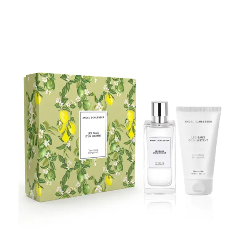 Instant Tempting Bergamont Watercolor Coffret Eau De Toilette Spray 100ml Set 2 Pezzi