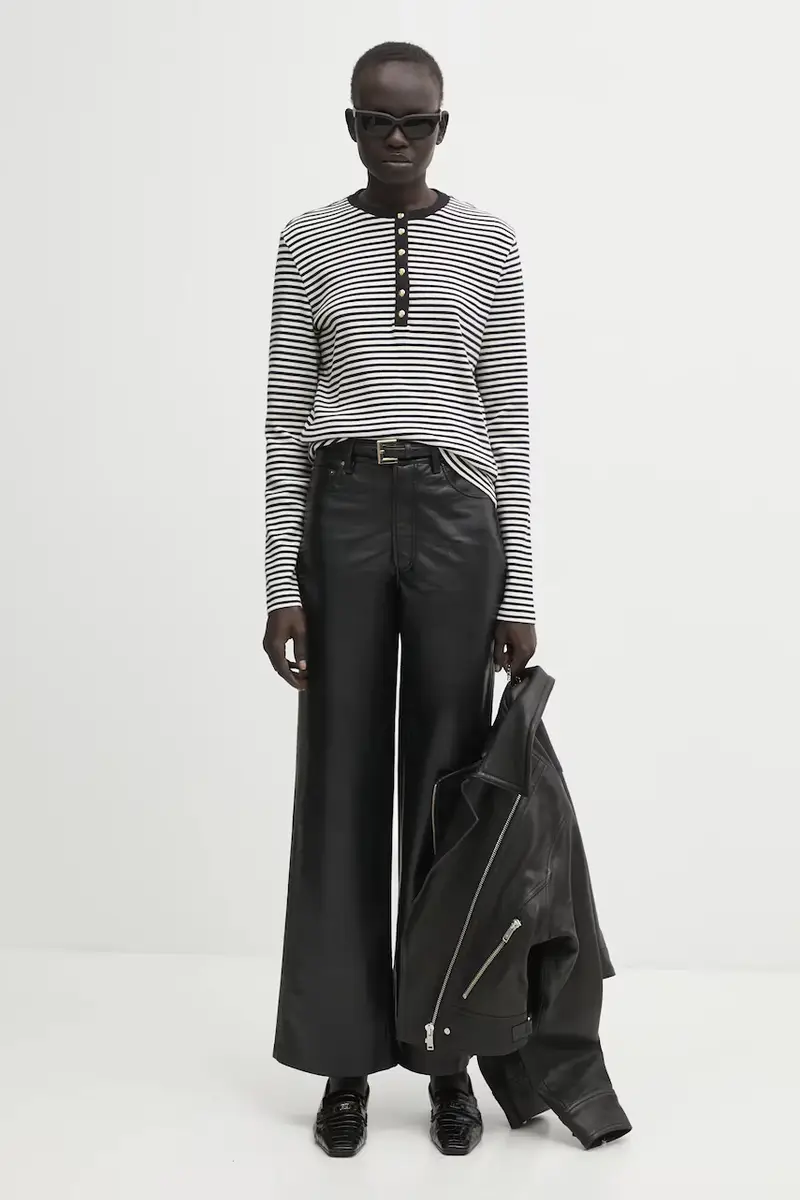 camicia a maniche lunghe alessia colore blu navy A.08.10314 miniatura 5