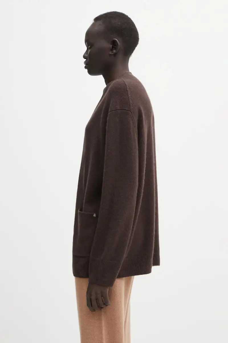 Anine Bing Cardigan Donna Marrone 3816976 miniatura 2