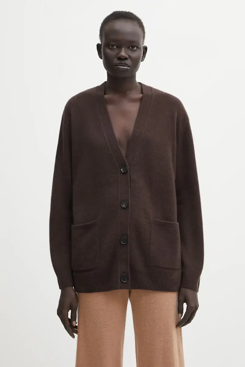 Anine Bing Cardigan Donna Marrone 3816976