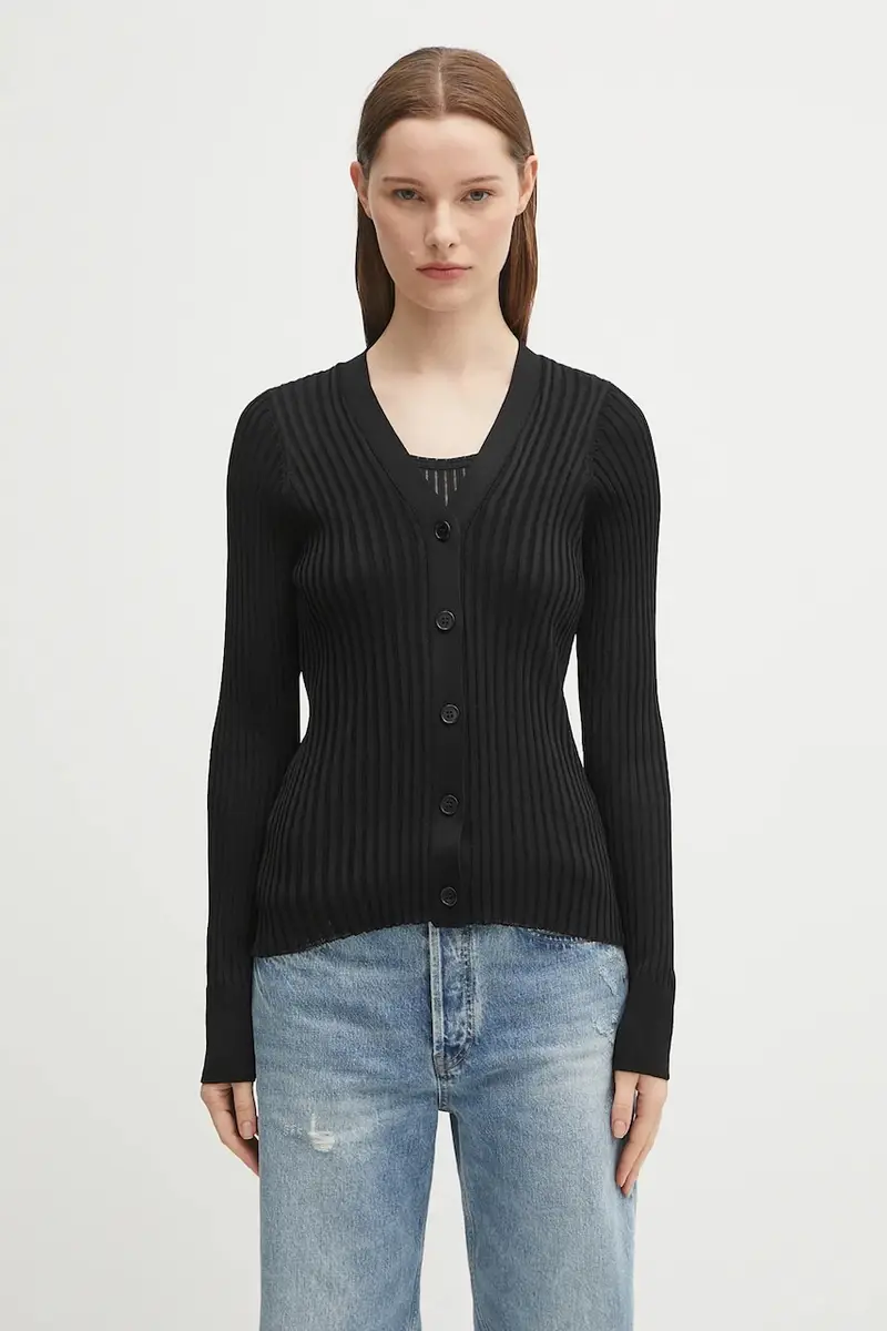 Anine Bing Cardigan Donna Nero 2257867