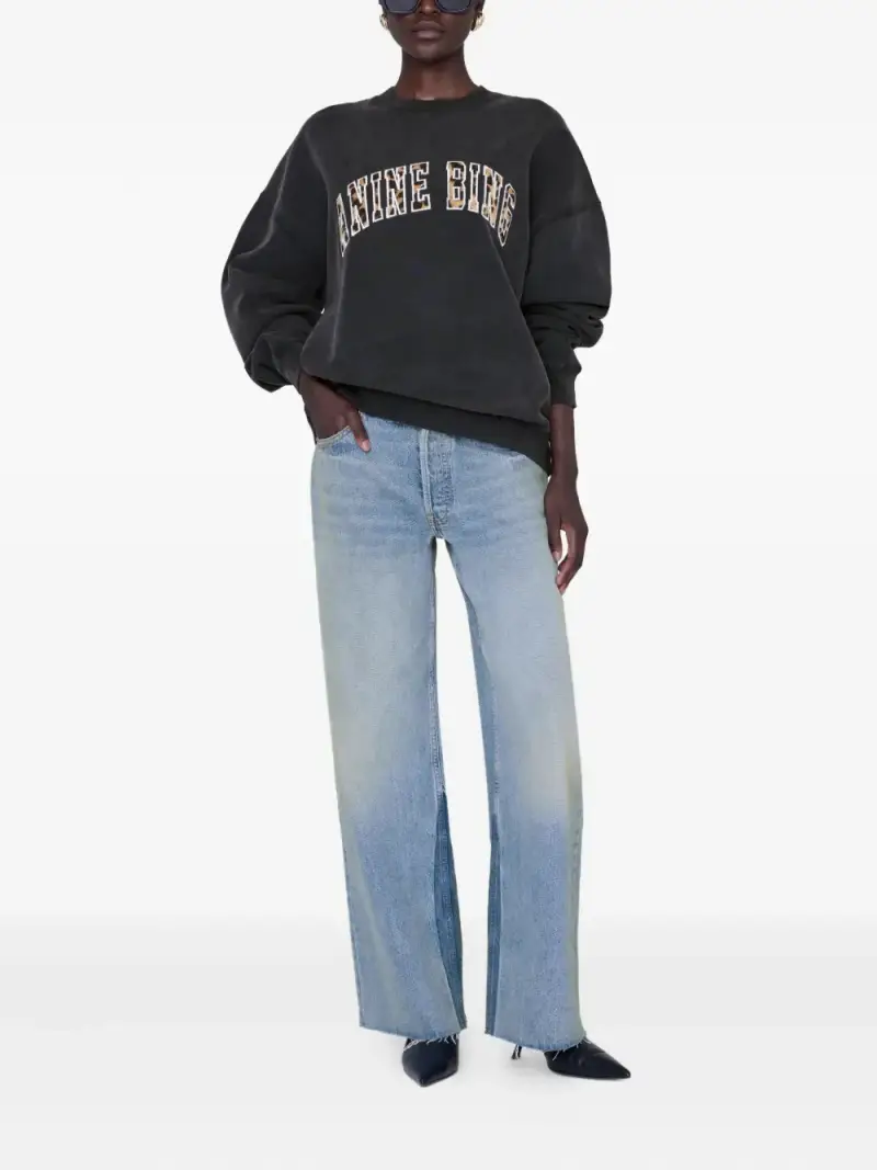 Felpa con Stampa NERO miniatura 2