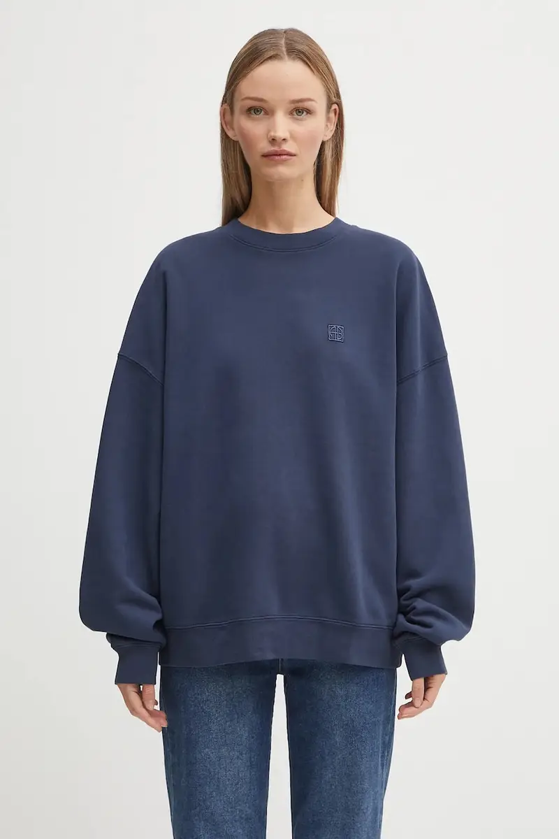 felpa in cotone miles donna colore blu navy A.08.11205