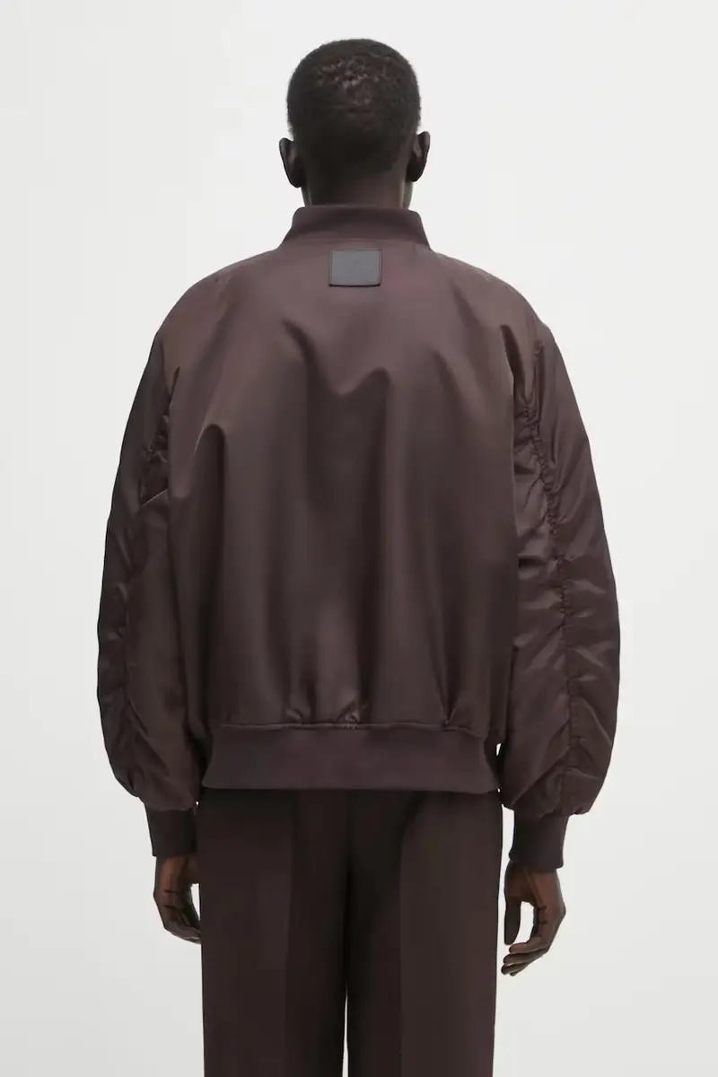 giacca bomber leon colore marrone A.01.11853 miniatura 3