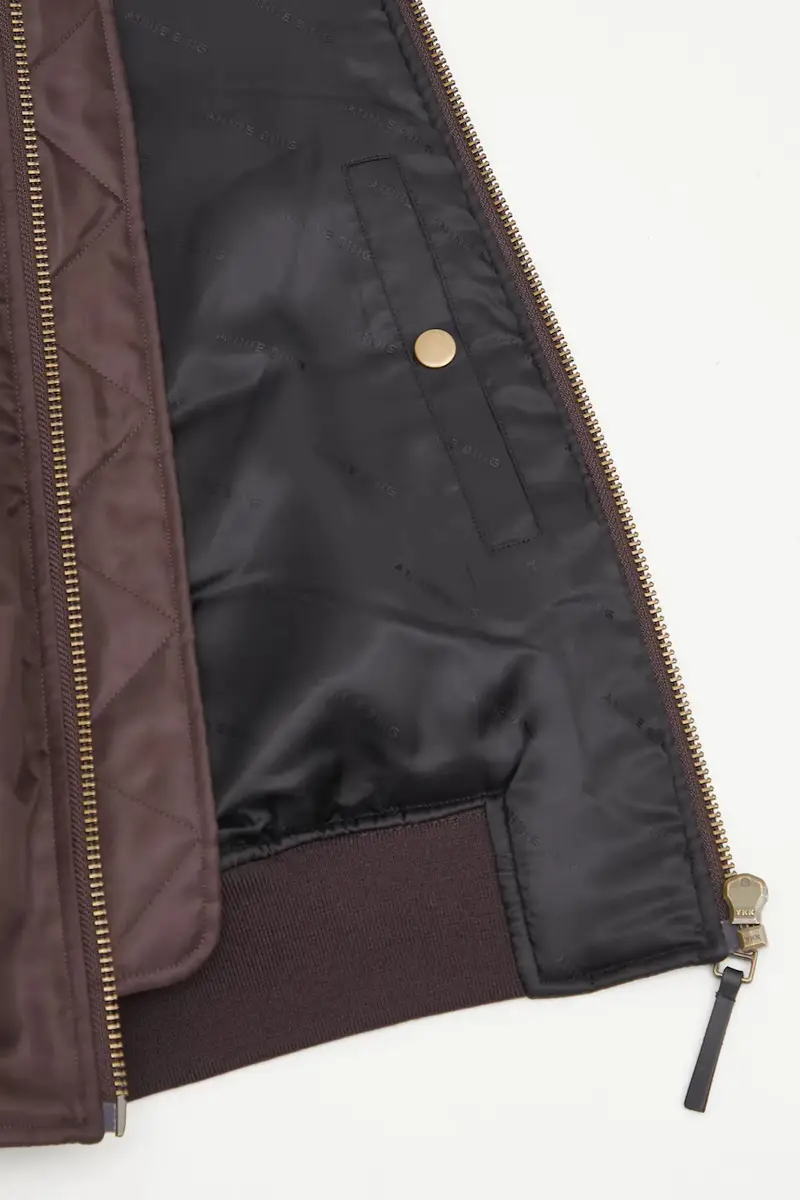 giacca bomber leon colore marrone A.01.11853 miniatura 5