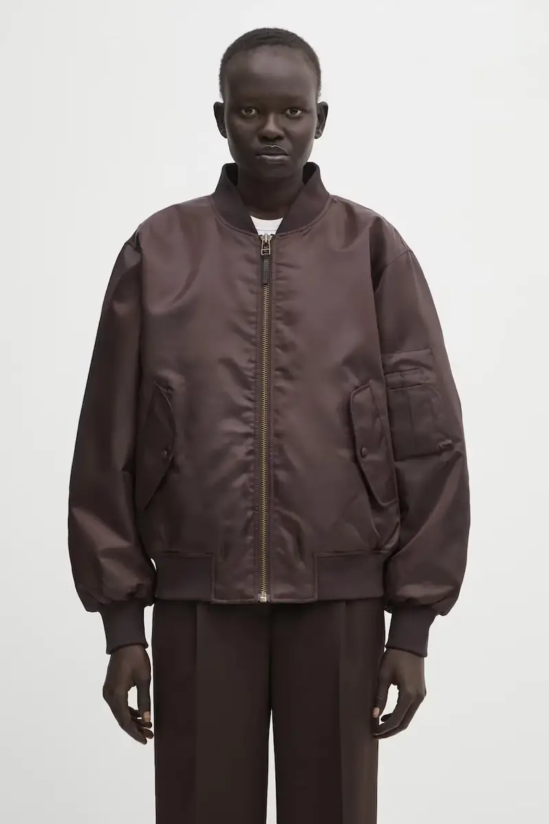 giacca bomber leon colore marrone A.01.11853