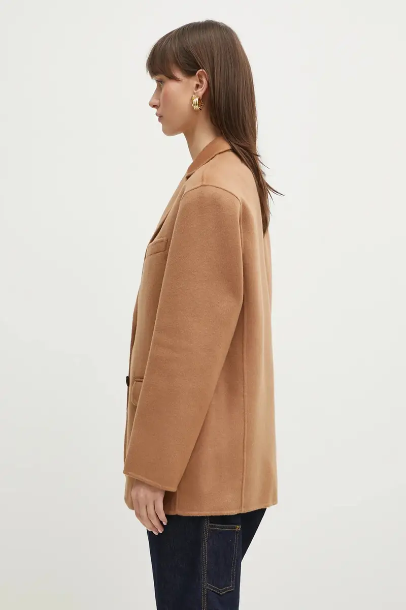 giacca in lana Quinn Blazer colore marrone A.01.7073 miniatura 2