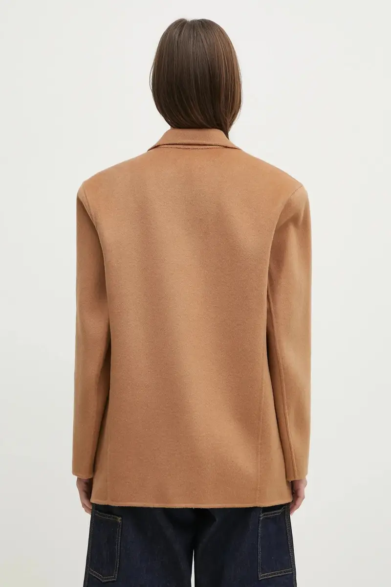 giacca in lana Quinn Blazer colore marrone A.01.7073 miniatura 3