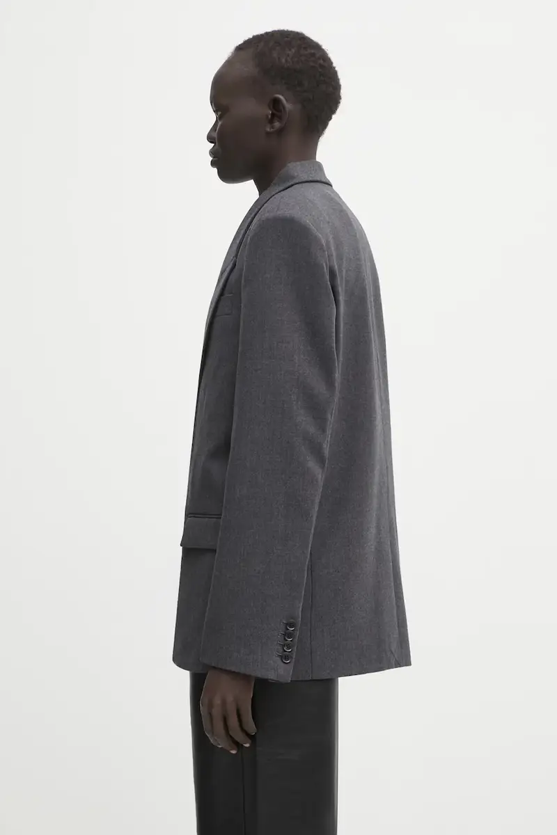 giacca in lana ross colore grigio A.01.11467 miniatura 2