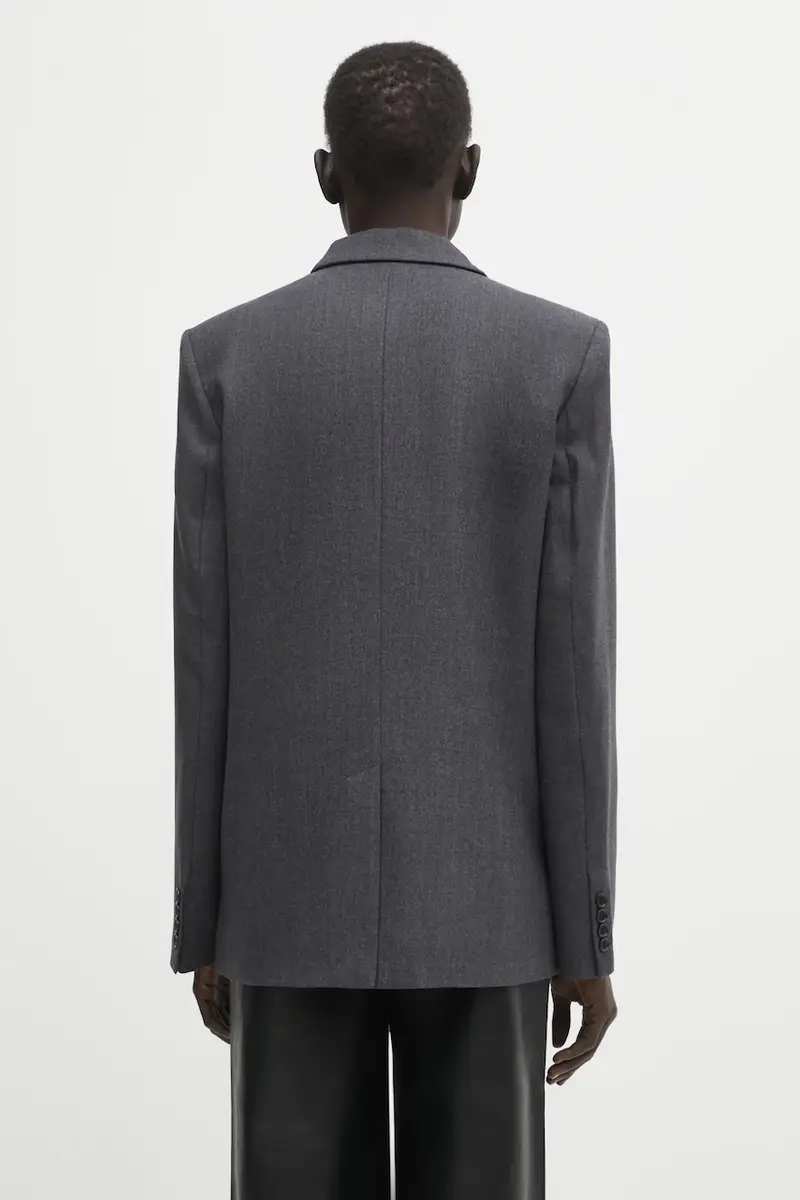 giacca in lana ross colore grigio A.01.11467 miniatura 3