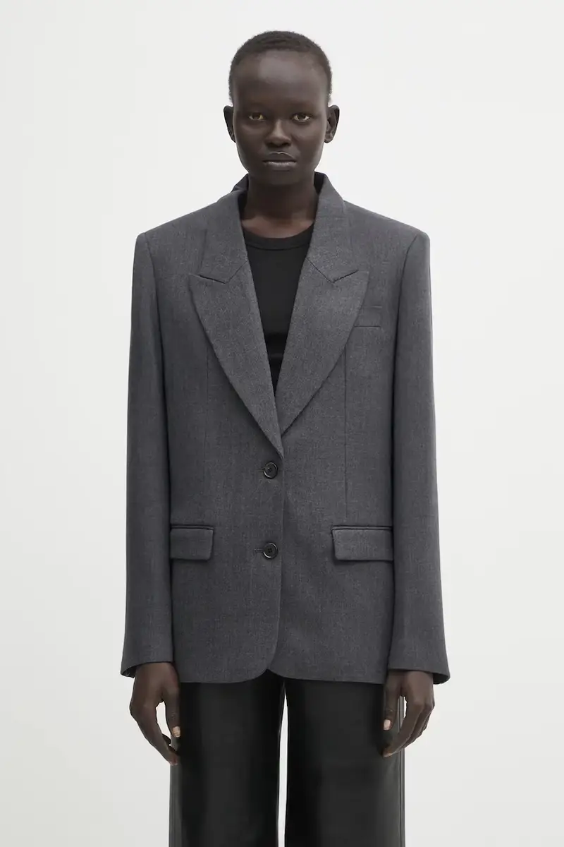 giacca in lana ross colore grigio A.01.11467