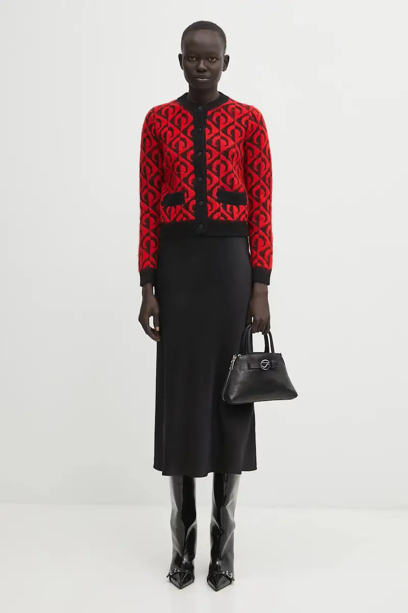 gonna in seta bar colore nero A.04.4001 miniatura 5