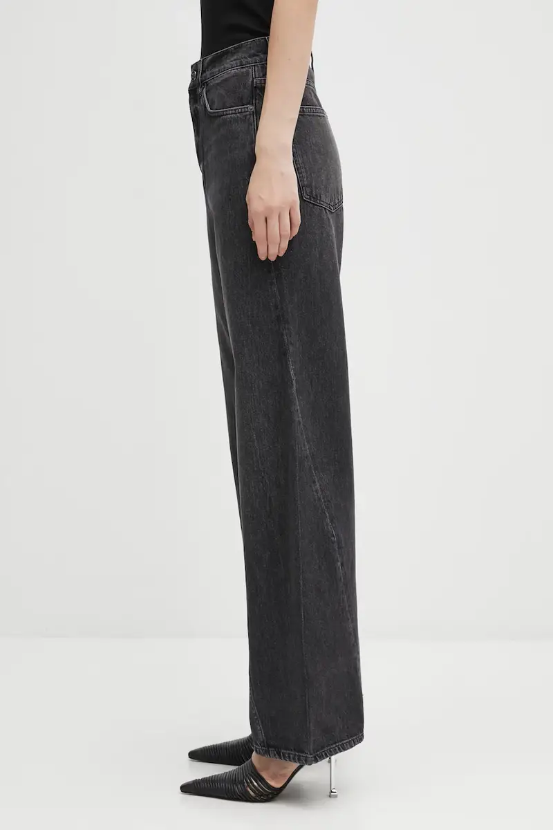 Anine Bing Jeans Donna Nero 3172084 miniatura 2