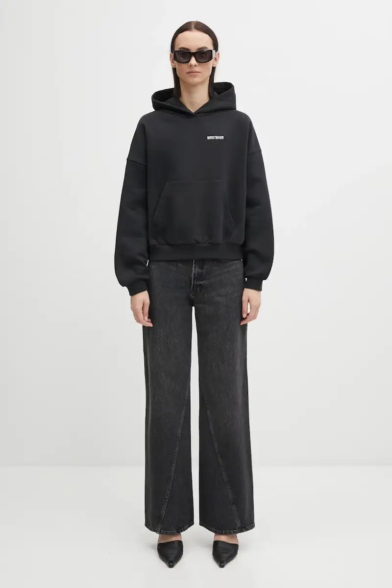 Anine Bing Jeans Donna Nero 3172084 miniatura 5