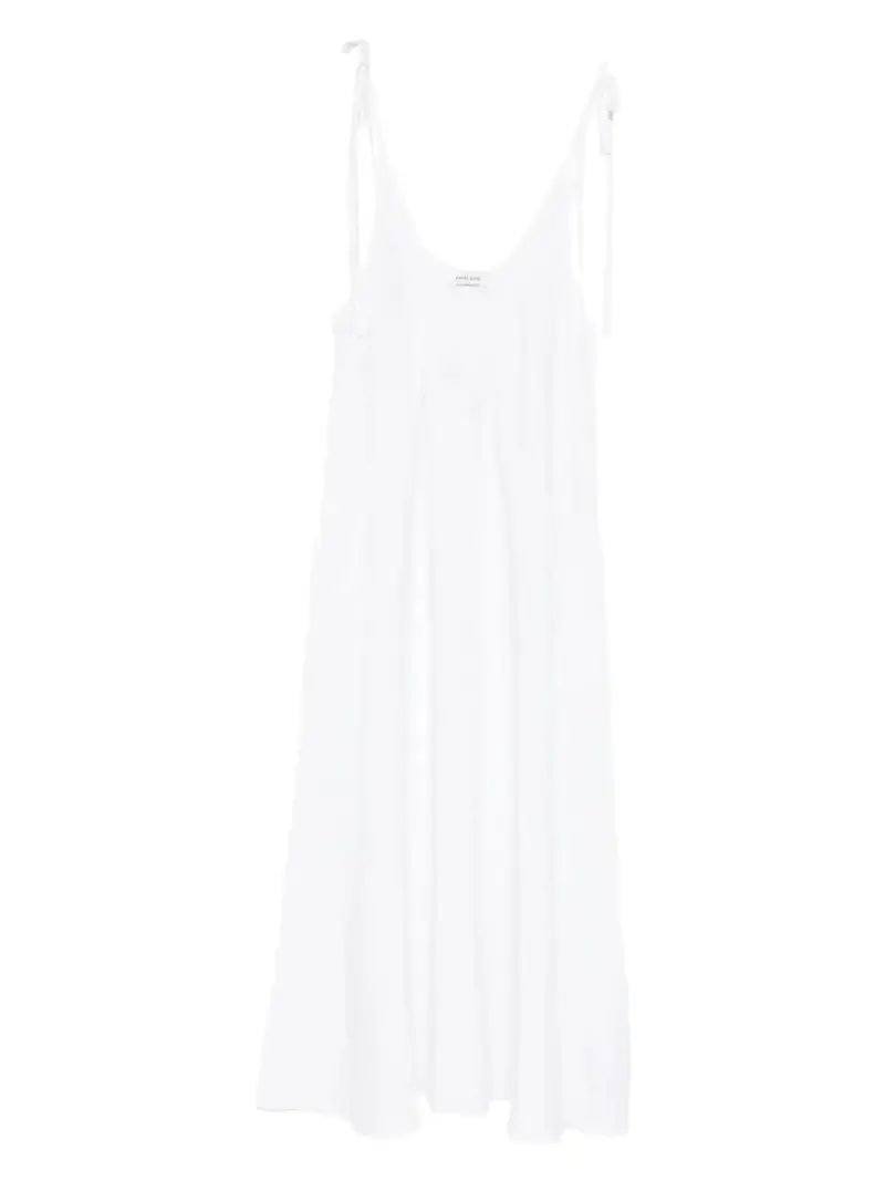 maxi dress flora BIANCO