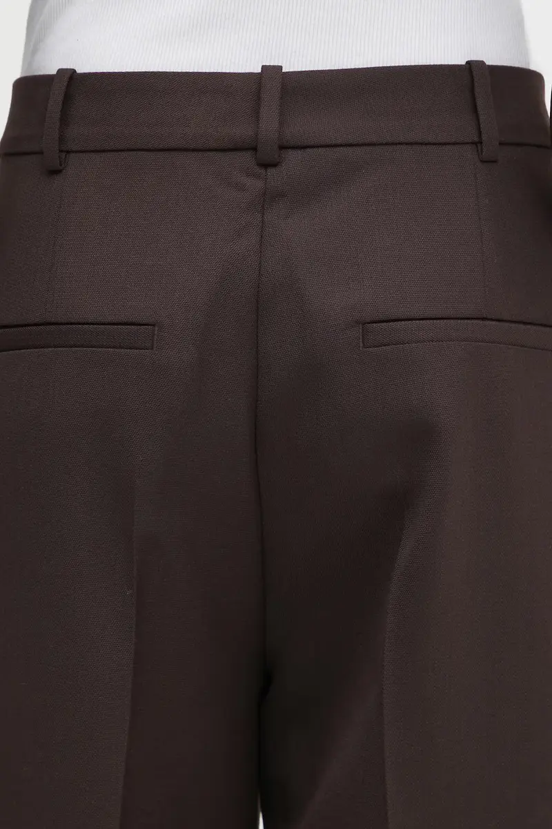 pantaloni con lana trent colore marrone A.03.11187 miniatura 4