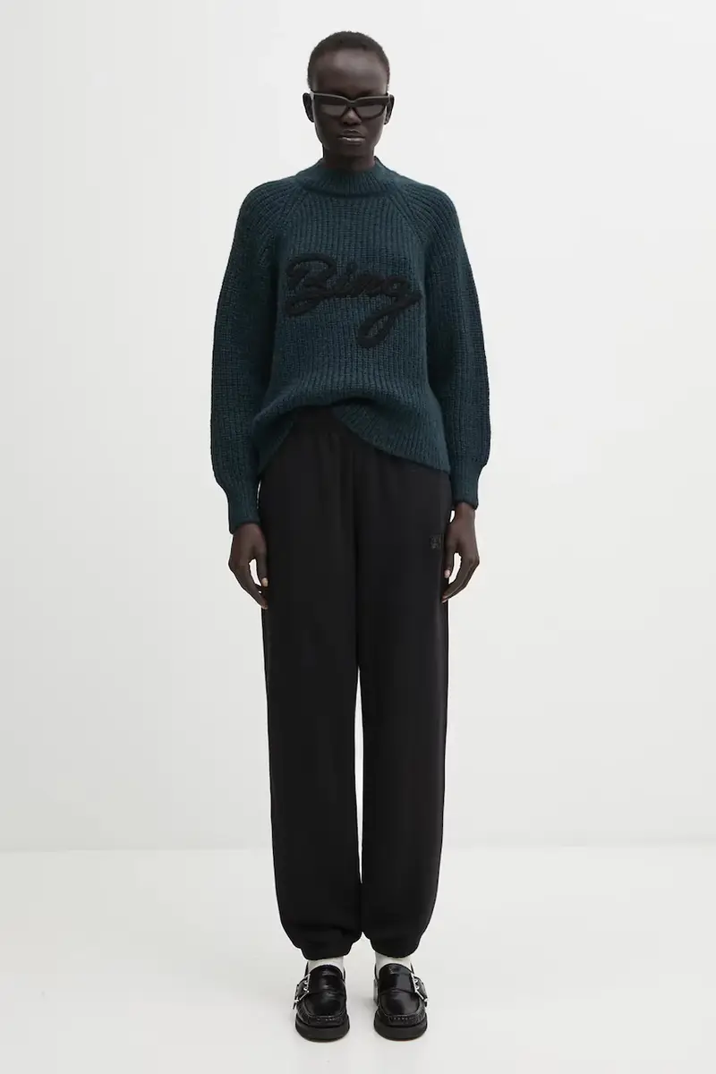 pantaloni tuta di cotone karter donna colore nero A.03.11667 miniatura 5