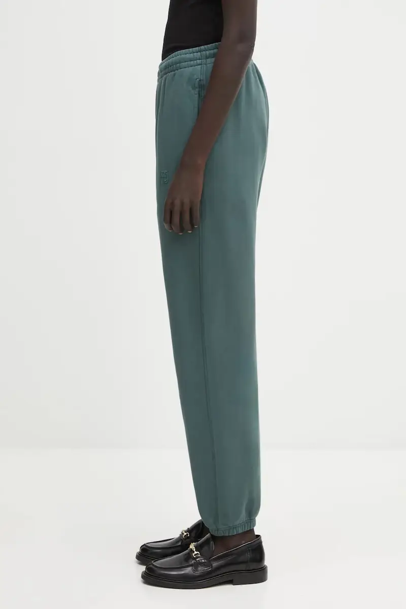 pantaloni tuta di cotone karter donna colore verde A.03.11675 miniatura 2