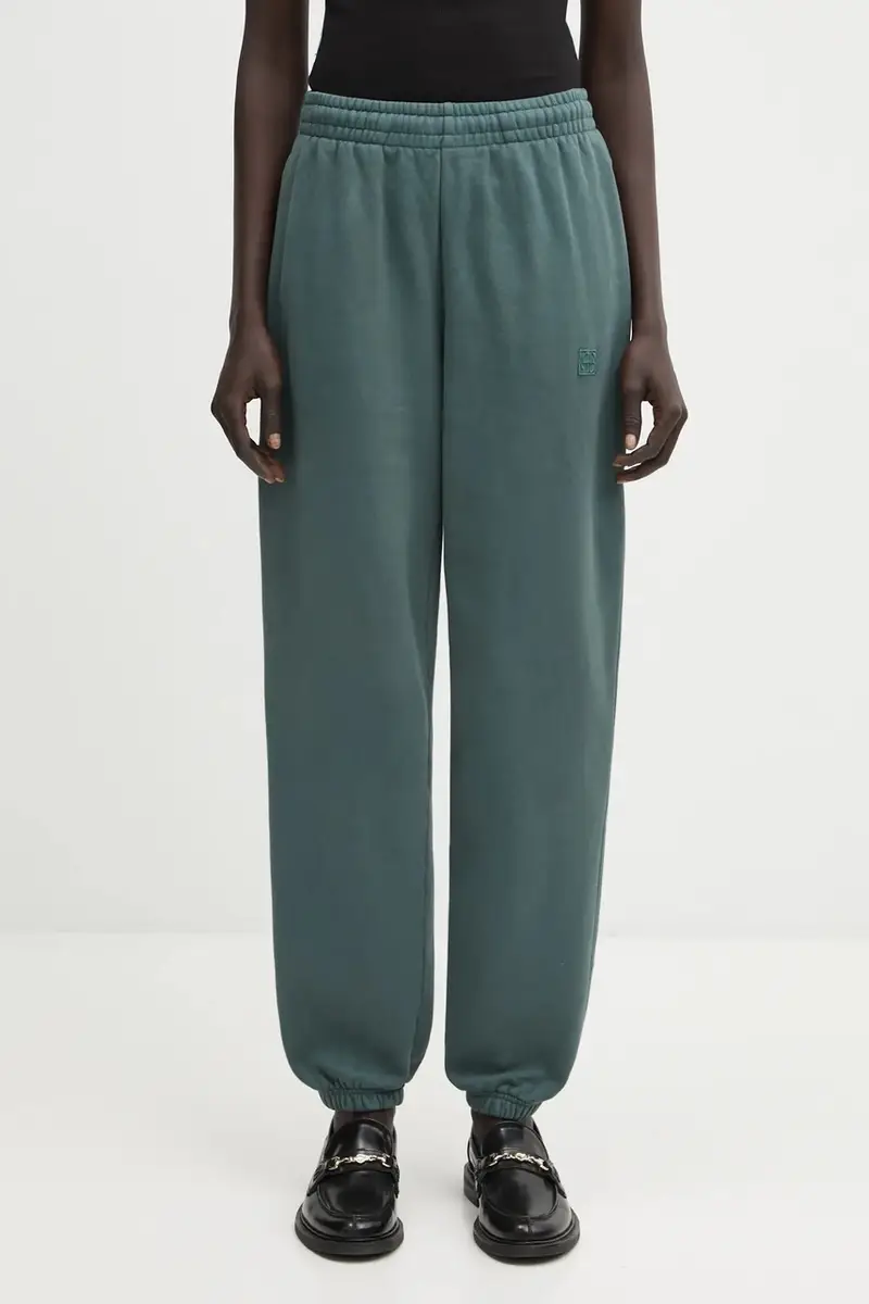 pantaloni tuta di cotone karter donna colore verde A.03.11675