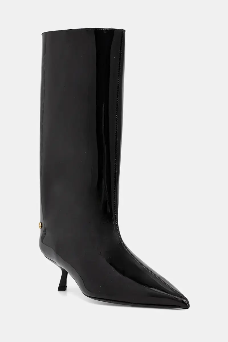 stivali in pelle hilda donna colore nero A.14.11372