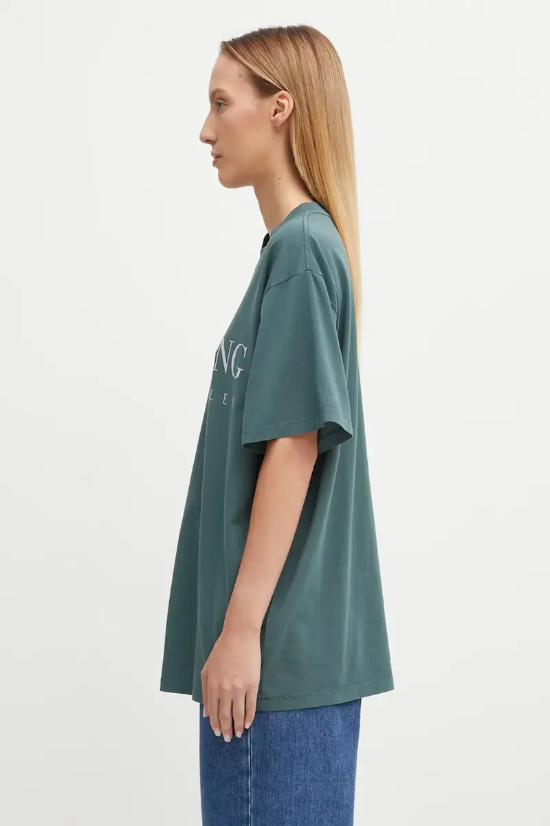 Anine Bing T-shirt Donna Turchese 3241695 miniatura 2