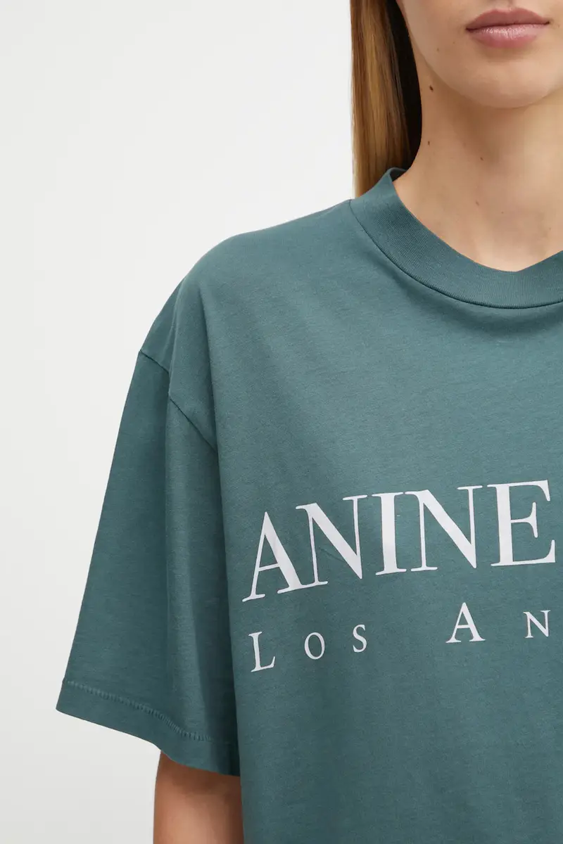Anine Bing T-shirt Donna Turchese 3241695 miniatura 4