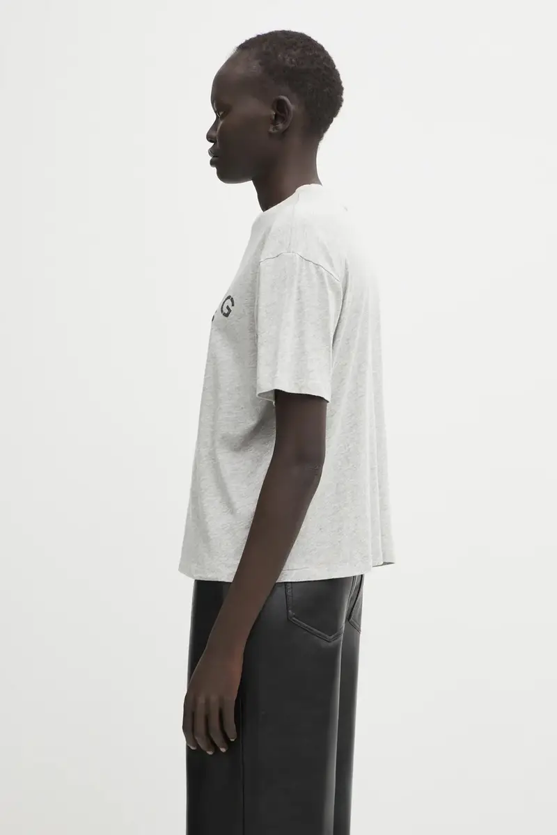 Anine Bing T-shirt Donna Grigio 3830457 miniatura 2