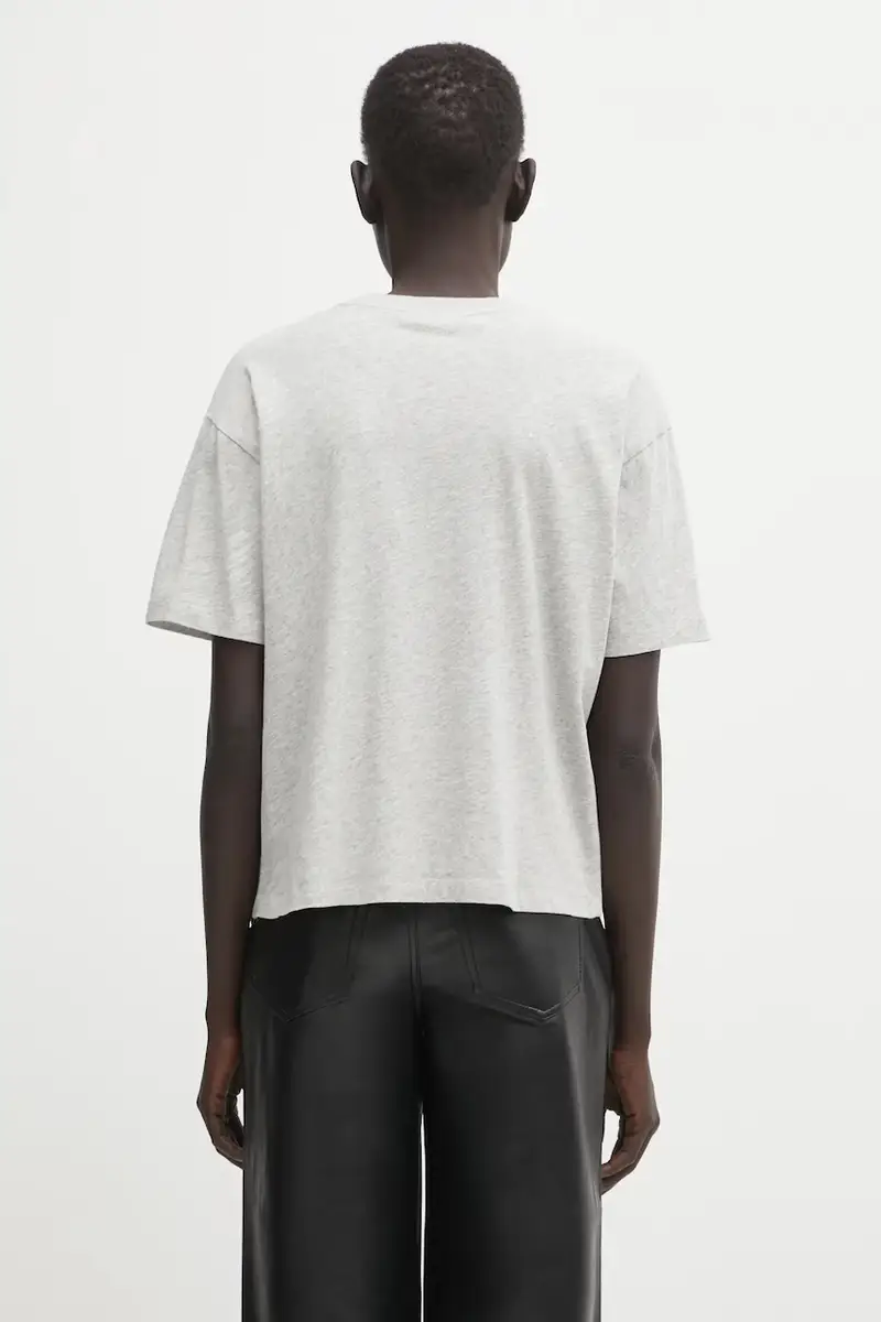 Anine Bing T-shirt Donna Grigio 3830457 miniatura 3