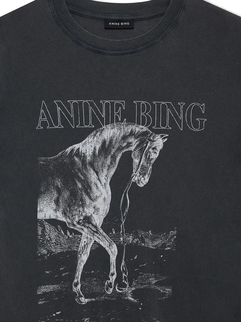 Anine Bing T-shirt Nero 4102962 miniatura 2