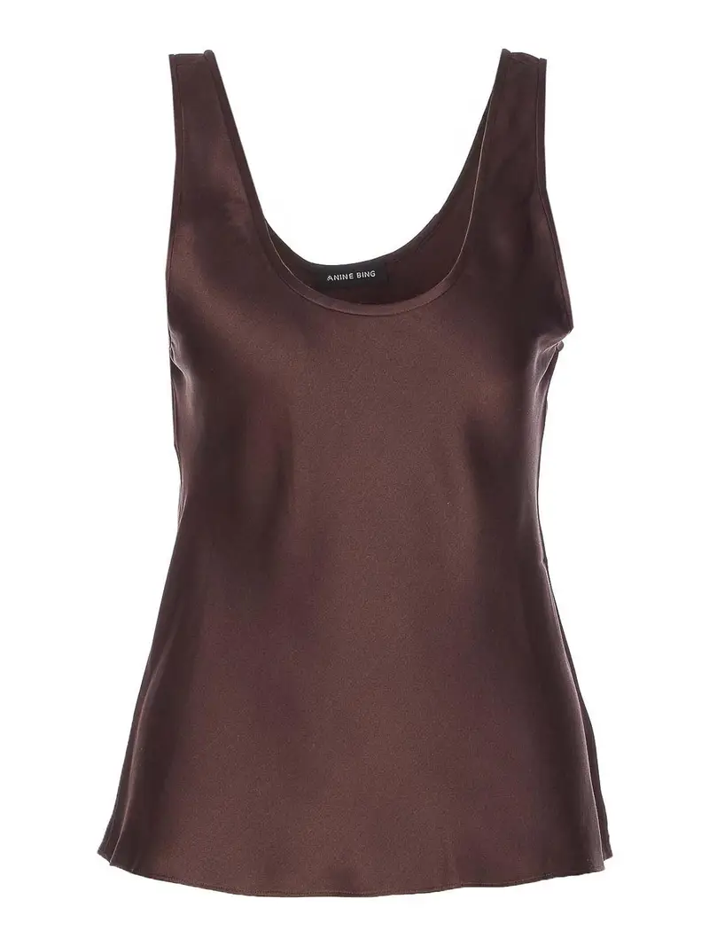 Anine Bing Top Marrone 4185461