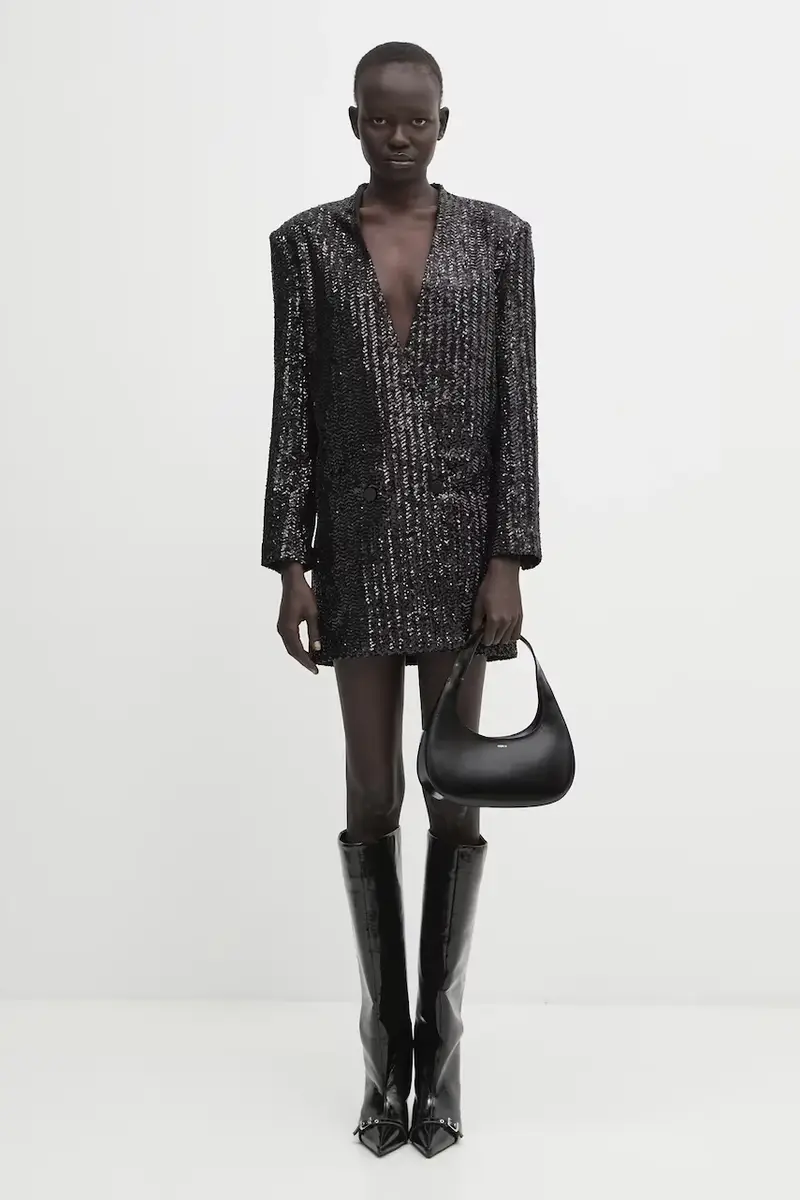 vestito veneda colore nero A.02.11689 miniatura 5