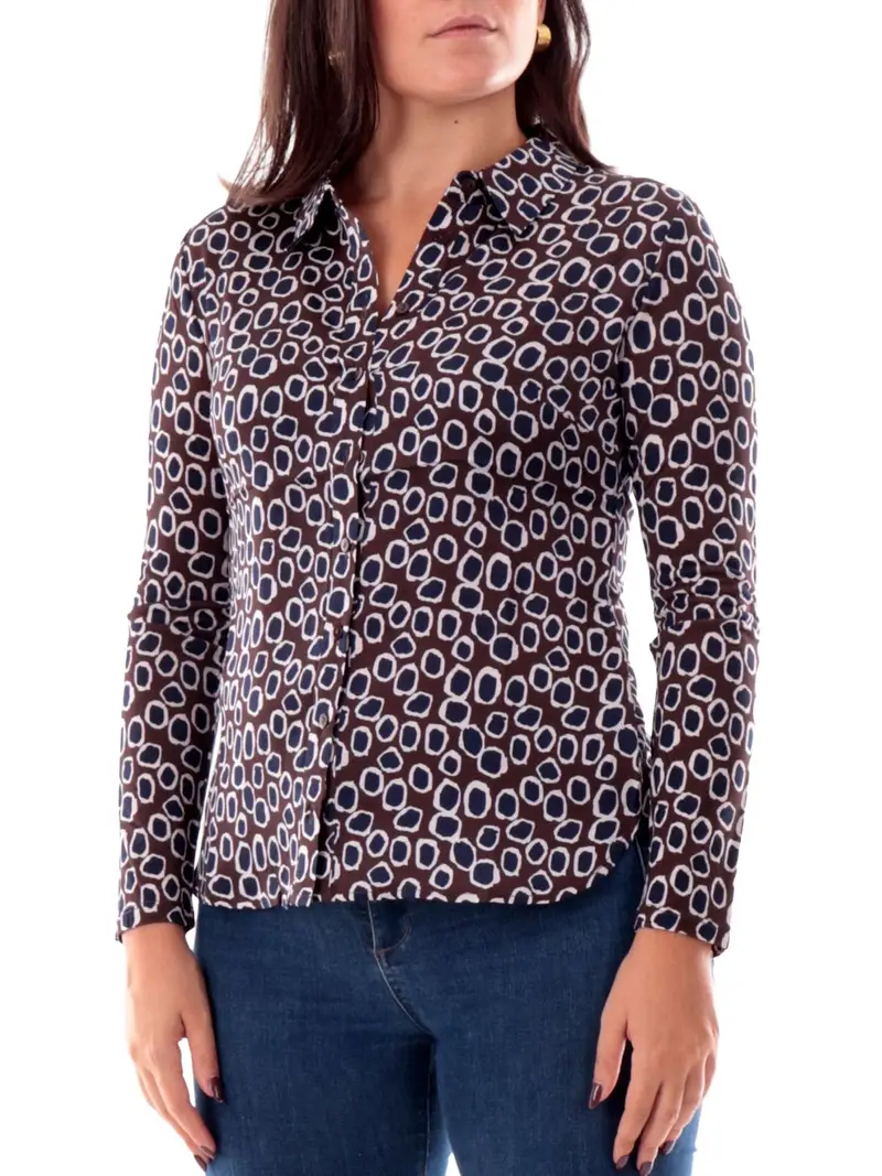 camicia casual anis da donna - multicolore