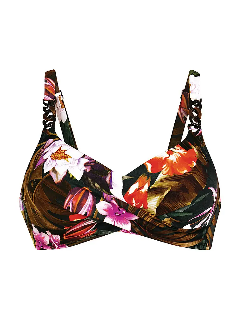 Bikinioberteil da donna Botanical Marnie marrone | 38B