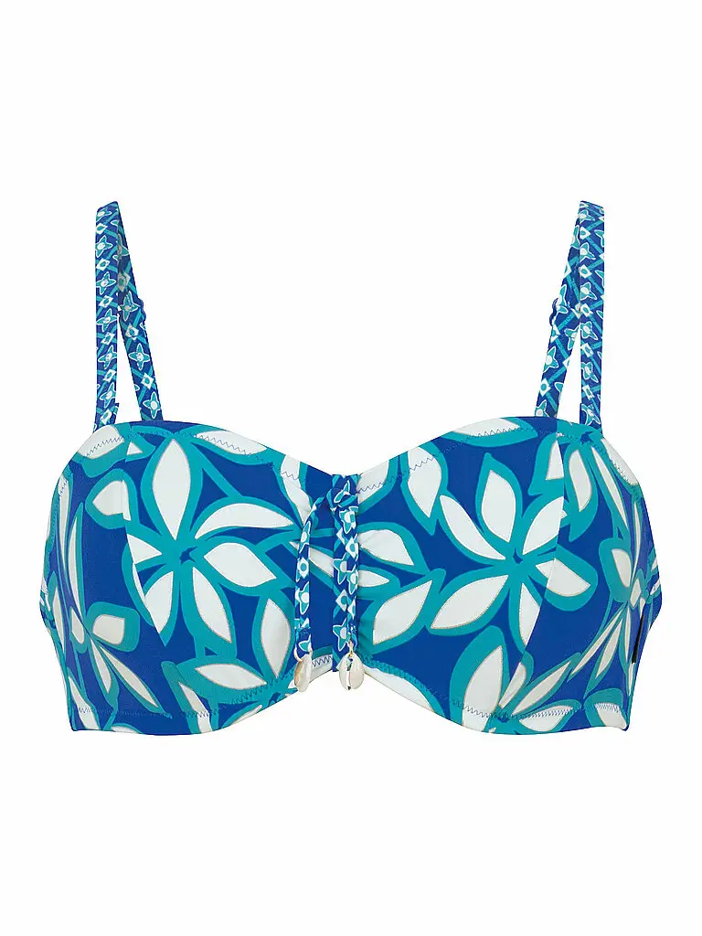 Bikinioberteil da donna RF-Beach Blossom blu | 36C