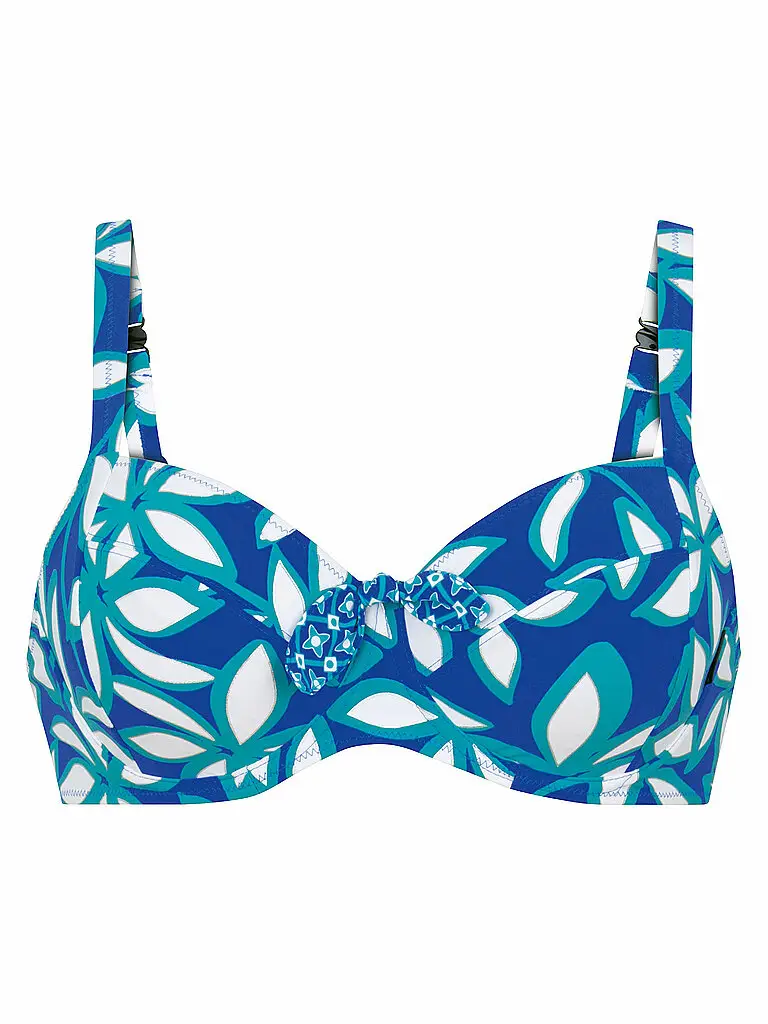 Bikinioberteil da donna RF-Beach Blossom blu | 36D