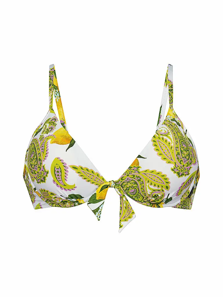Bikinioberteil da donna RF-Lemon Love giallo | 42C