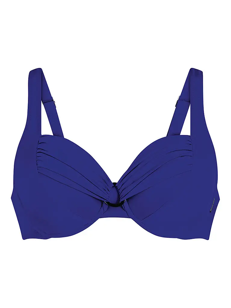 Bikinioberteil da donna Shiny Hermine blu | 38D