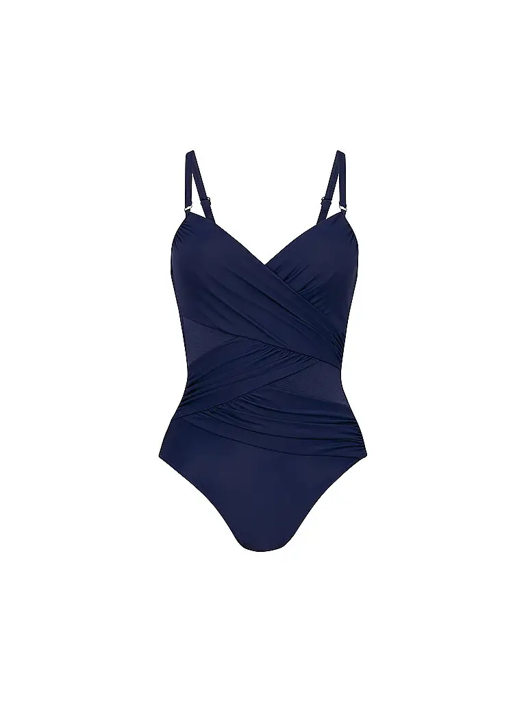 Costume da bagno da donna Floral Illusion blu | 38C
