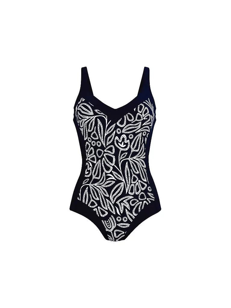 Costume da bagno da donna Flower Dots Sidonia blu | 38C
