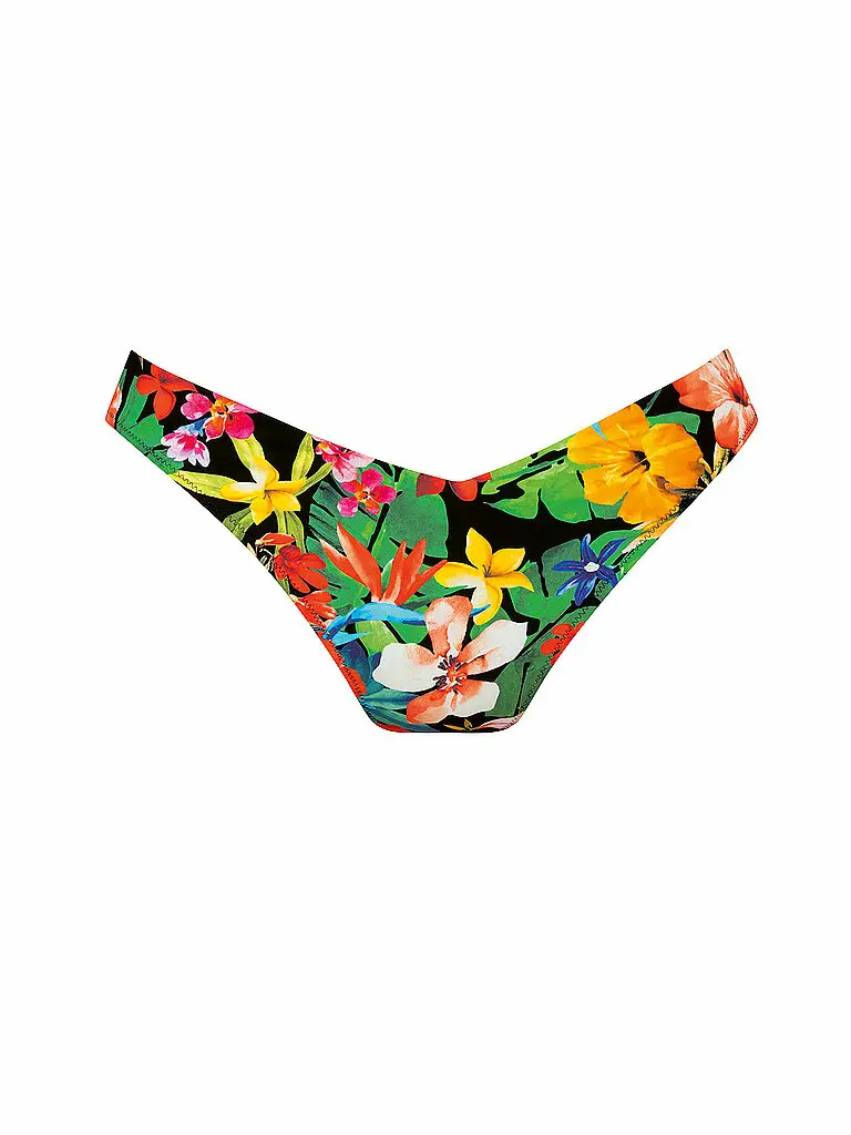 Slip bikini da donna RF-Wild Garden nero | 38