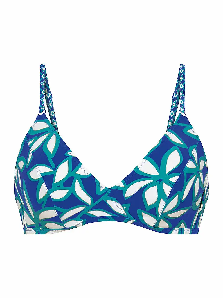 Top bikini da donna RF-Beach Blossom blu | 36C