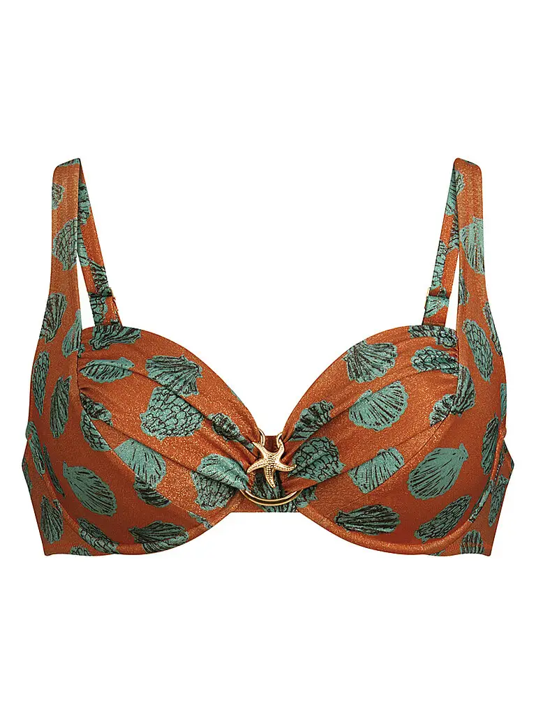 Top bikini da donna Stella Hermine marrone chiaro | 40D