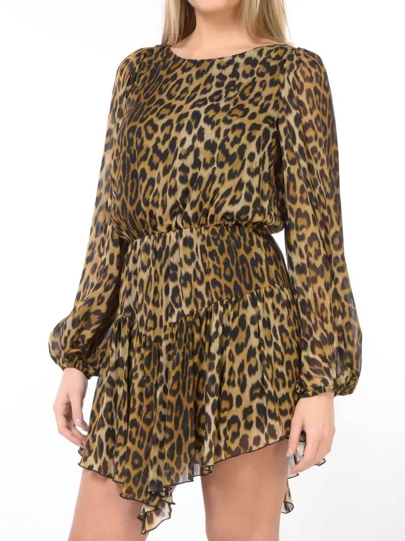 abito corto da donna Aniye By Baloon Lily animalier BEIGE